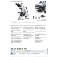 ottico Syst.: infinity Oculare: WF 10 X Ø20 mm obiettivo: 4 X//PH 10 X//PH 20 X//PH 40 X//PH 100 X luce Fase Contrasto microscopio Kern obn 158 illuminazione: 6 V//w alogena Tubo: Trin Oculare